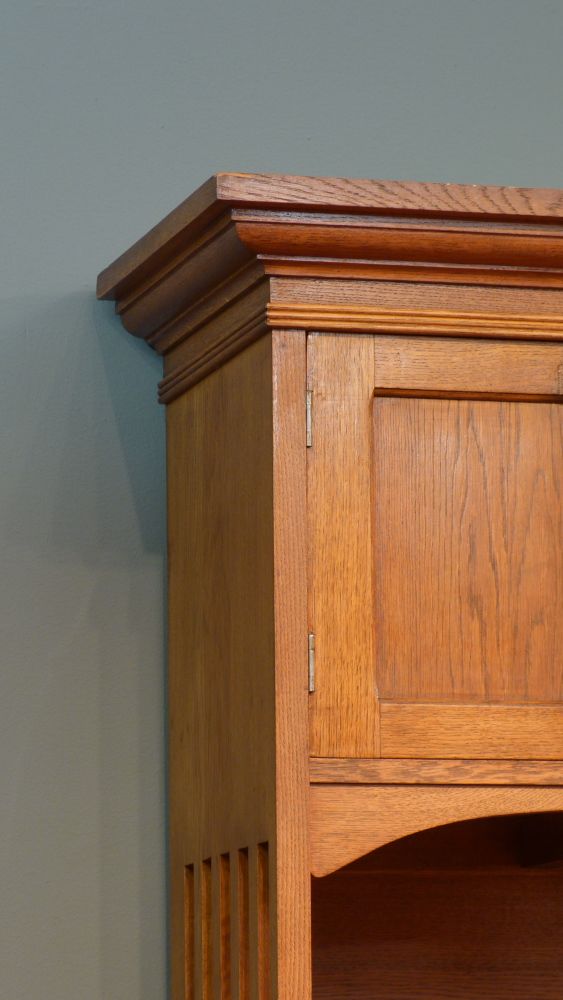 Seltenes Jugendstil Büffet, Eiche um 1910 Seltenes Jugendstil Büffet, Eiche um 1910