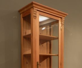 Klassische Gründerzeit Vitrine, Fichte 20. Jahrhundert