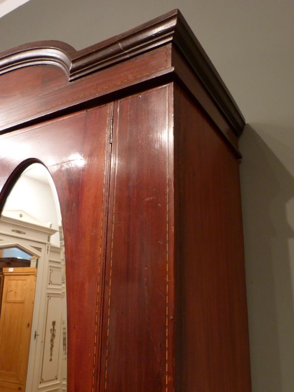 Antike Schränke, englischer Jugendstil Kleiderschrank,Mahagoni um 1910 Antike Schränke, englischer Jugendstil Kleiderschrank,Mahagoni um 1910