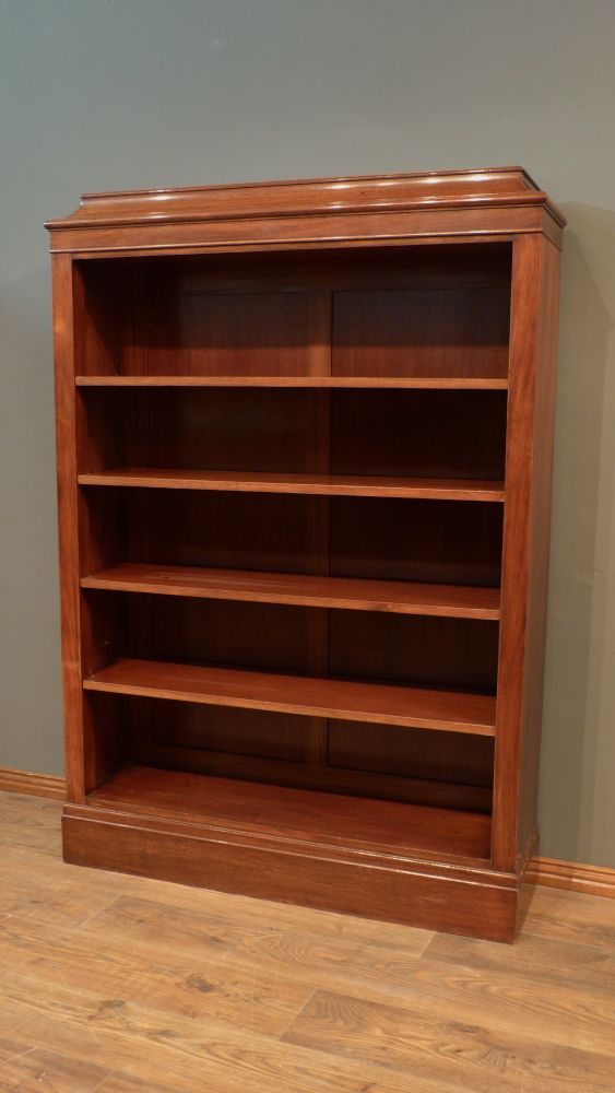 Biedermeier Bücherregal, Mahagoni um 1860