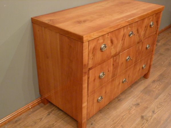 Antike Kommoden, Biedermeier Kommode, Kirschholz um 1840