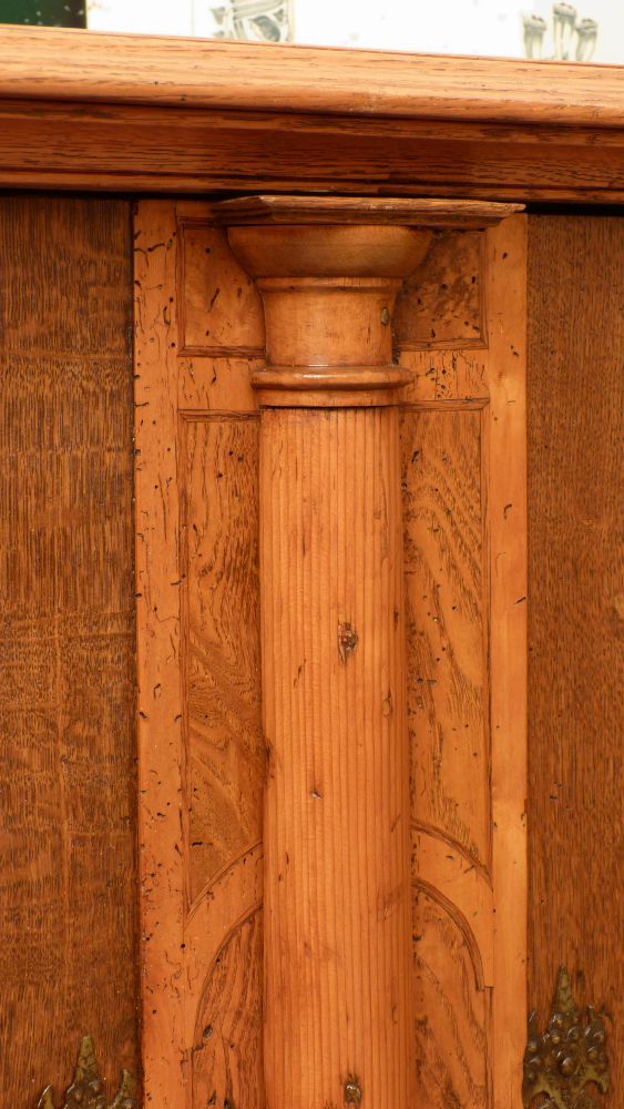 Neorenaissance Halbschrank, Eiche 19. Jahrhundert