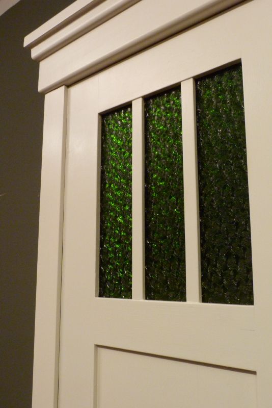 Antike Schränke, Jugendstil Kleiderschrank, Fichte weiss lasiert um 1910